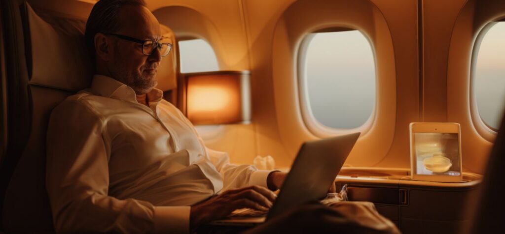 KLM Airlines Business Class Seat Upgrade